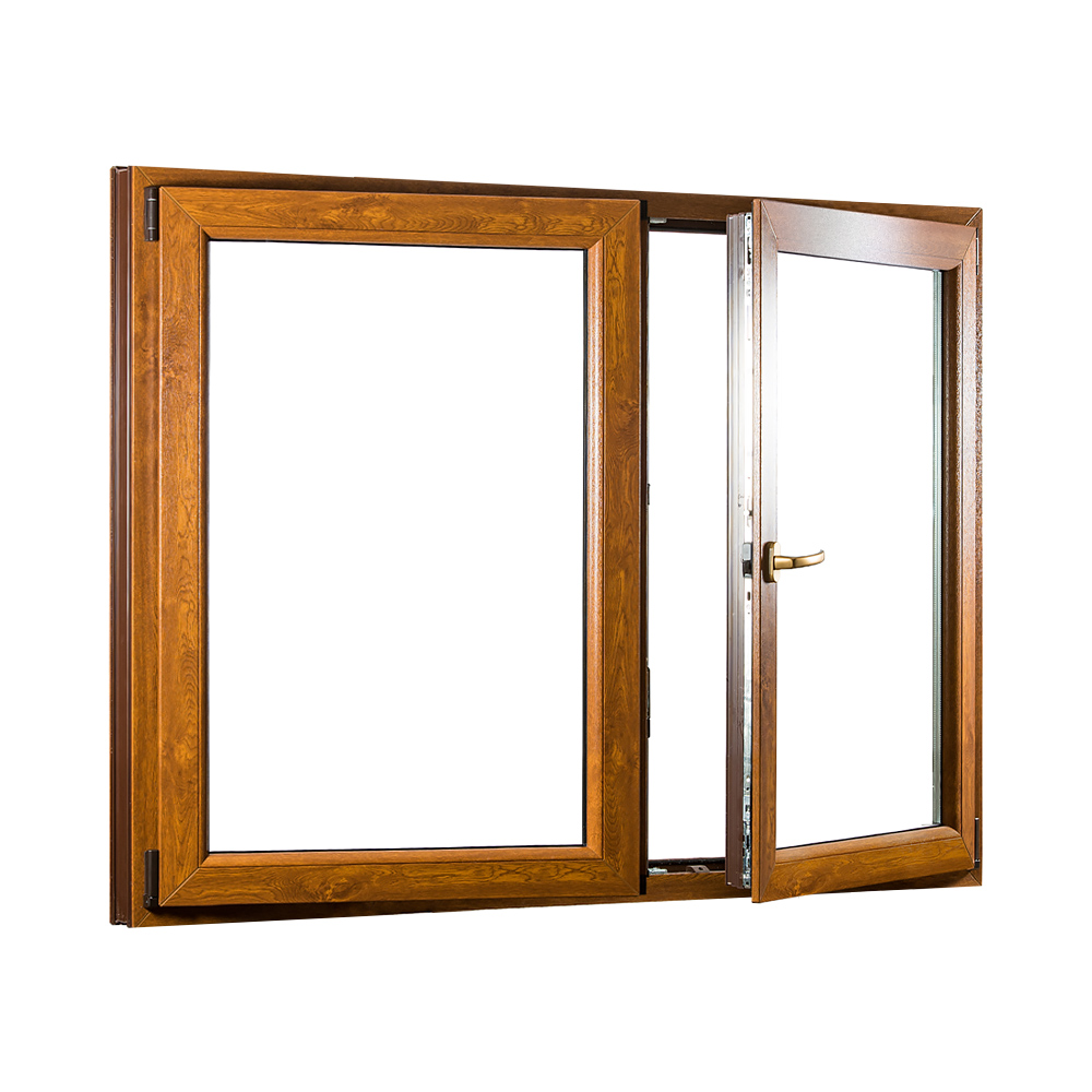 Dvojkrídlové plastové okno so štulpom REHAU Smartline+ - 1450 x 1300