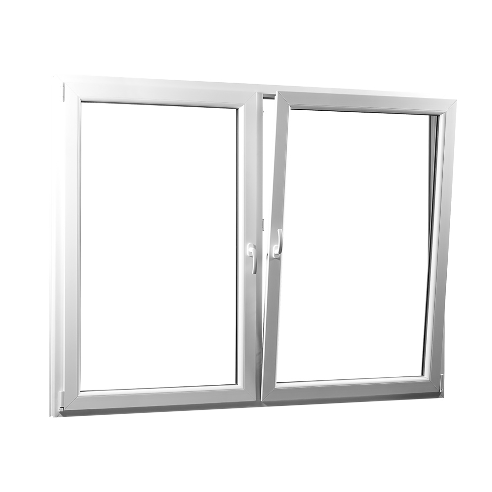 Dvojkrídlové plastové okno so stredovým stĺpikom REHAU Smartline+ - 1760 x 1540