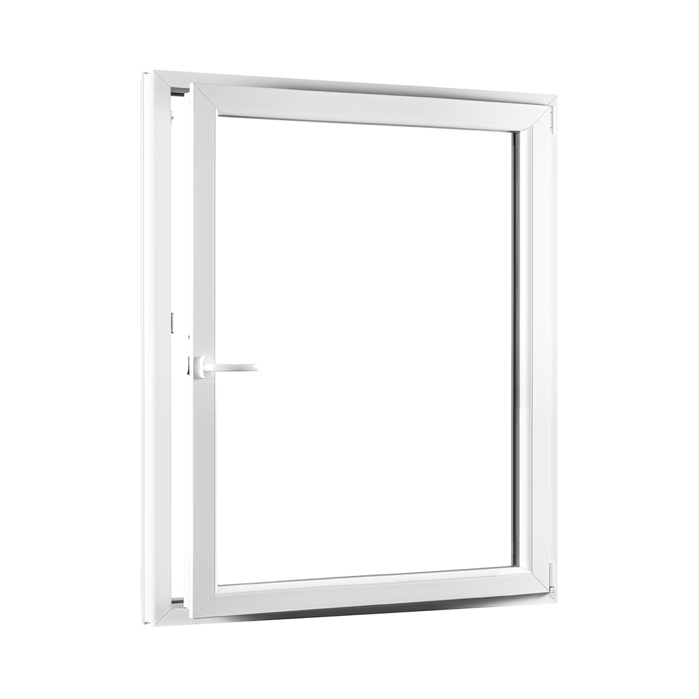 Jednokrídlové plastové okno REHAU Smartline+, otváravo - sklopné pravé - 1150 x 1540