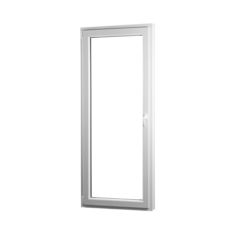 Jednokrídlové plastové balkónové dvere REHAU Smartline+, ľavé - 700 x 2080