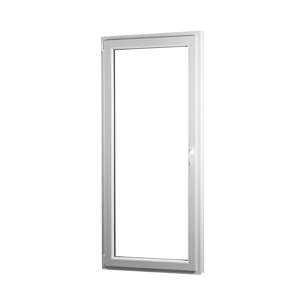 Jednokrídlové plastové balkónové dvere REHAU Smartline+, ľavé - 800 x 2080