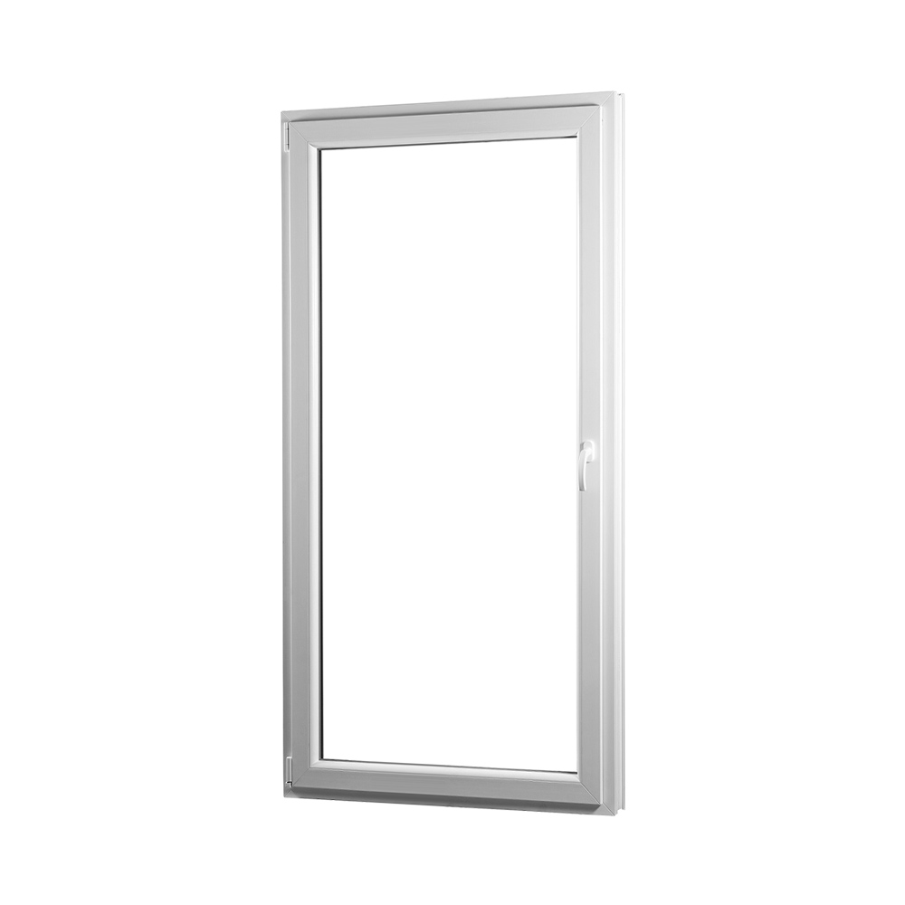 Jednokrídlové plastové balkónové dvere REHAU Smartline+, ľavé - 950 x 2080